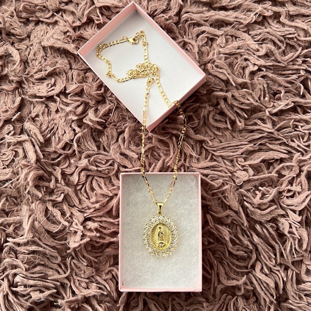 Beautiful Virgin Mary necklace